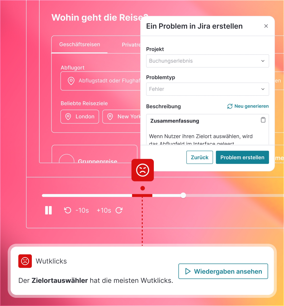 Erstellen Sie automatisch Fehler-Tickets